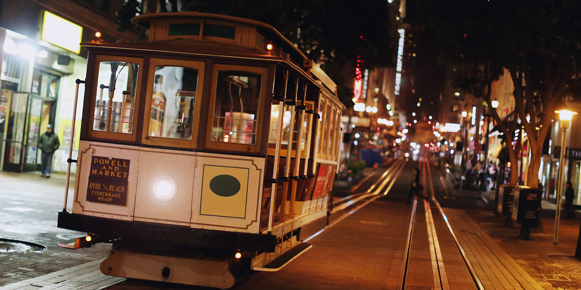 Cable car in San Francisco