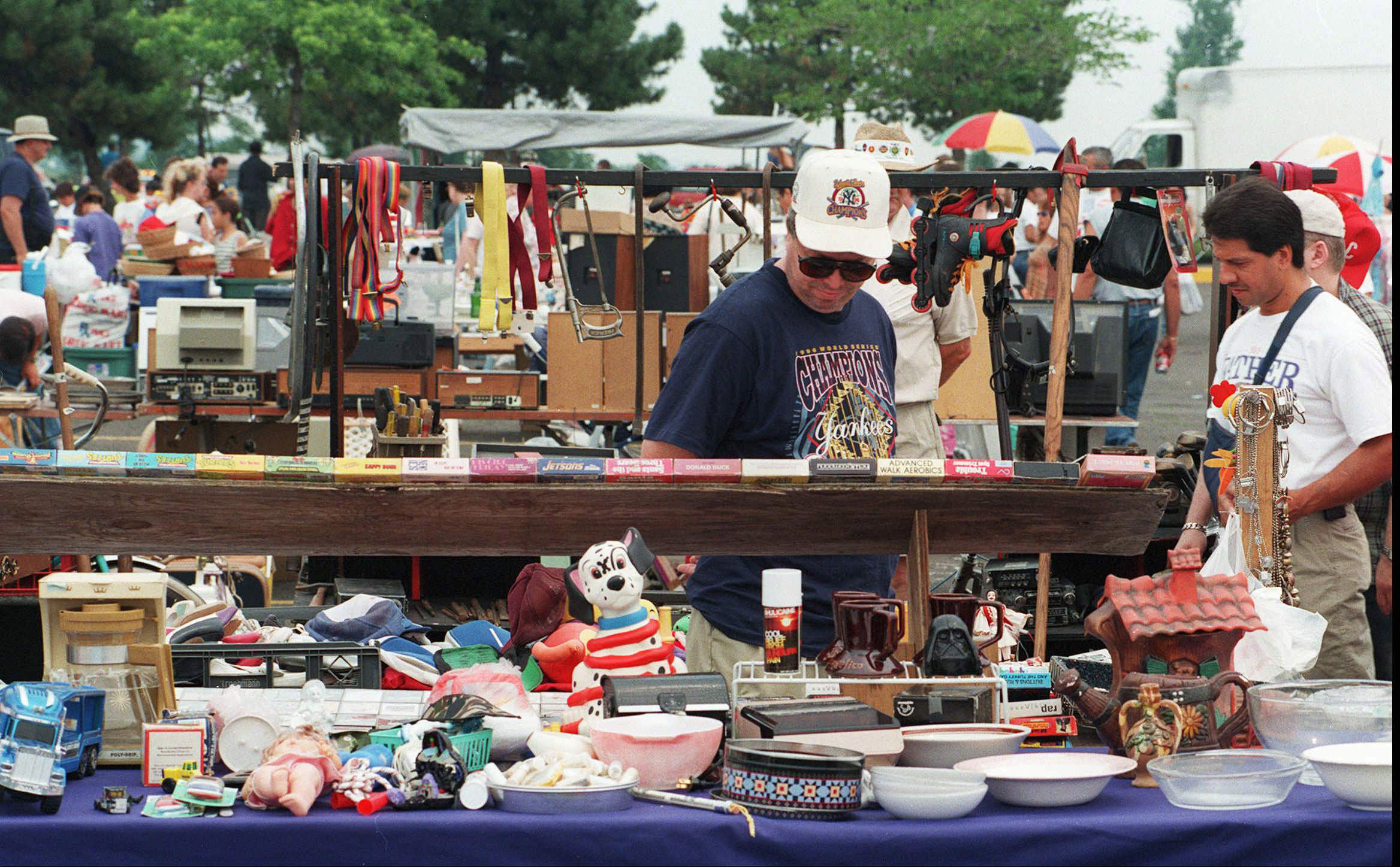 Shopping at the Flea market