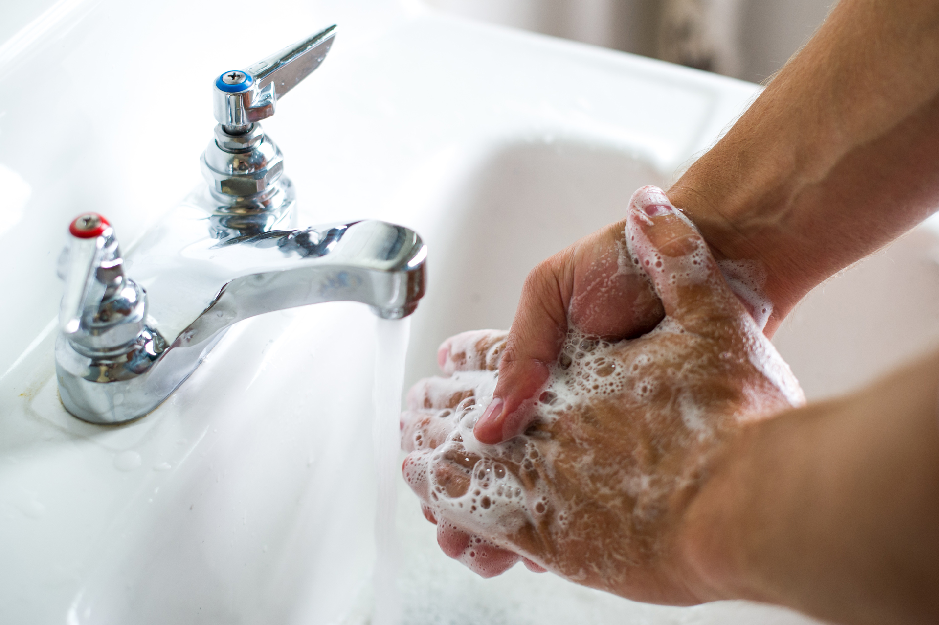 Wash hands