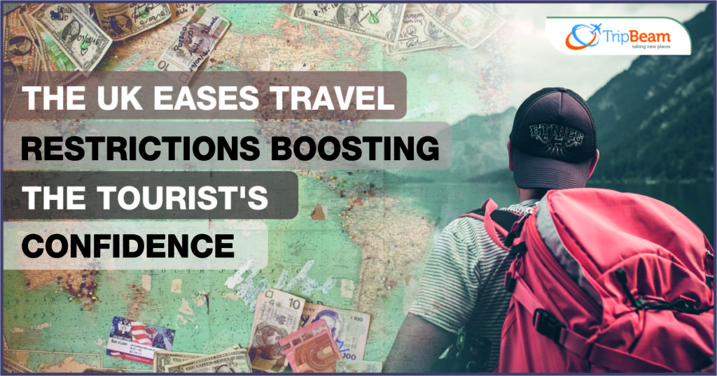Get amazing travel deals online on Tripbeam when booking flights to and from the UK as the government eases international travel restrictions.