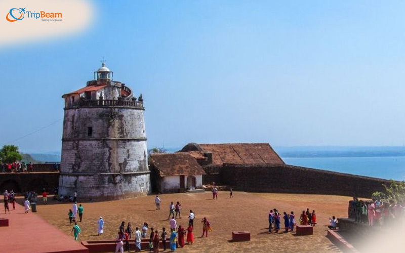 Chapora fort and Aguada fort Goa