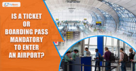 Is a ticket or boarding pass mandatory to enter an airport