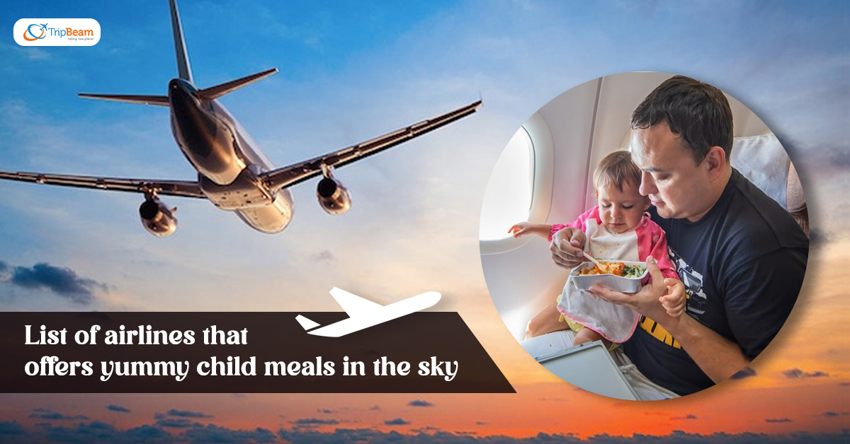 List of airlines that offers yummy child meals in the sky