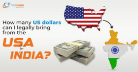 How many US dollars can I legally bring from the USA to India