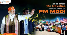 Rallies across 16+ US cities expressing support for PM Modi