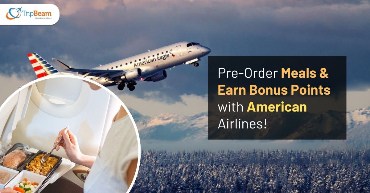 Pre Order Meals & Earn Bonus Points with American Airlines! Tripbeam com