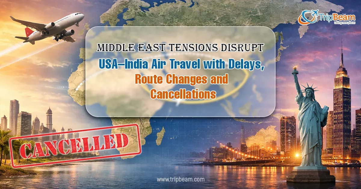 Middle East Tensions Disrupt USA–India Air Travel with Delays, Route Changes and Cancellations