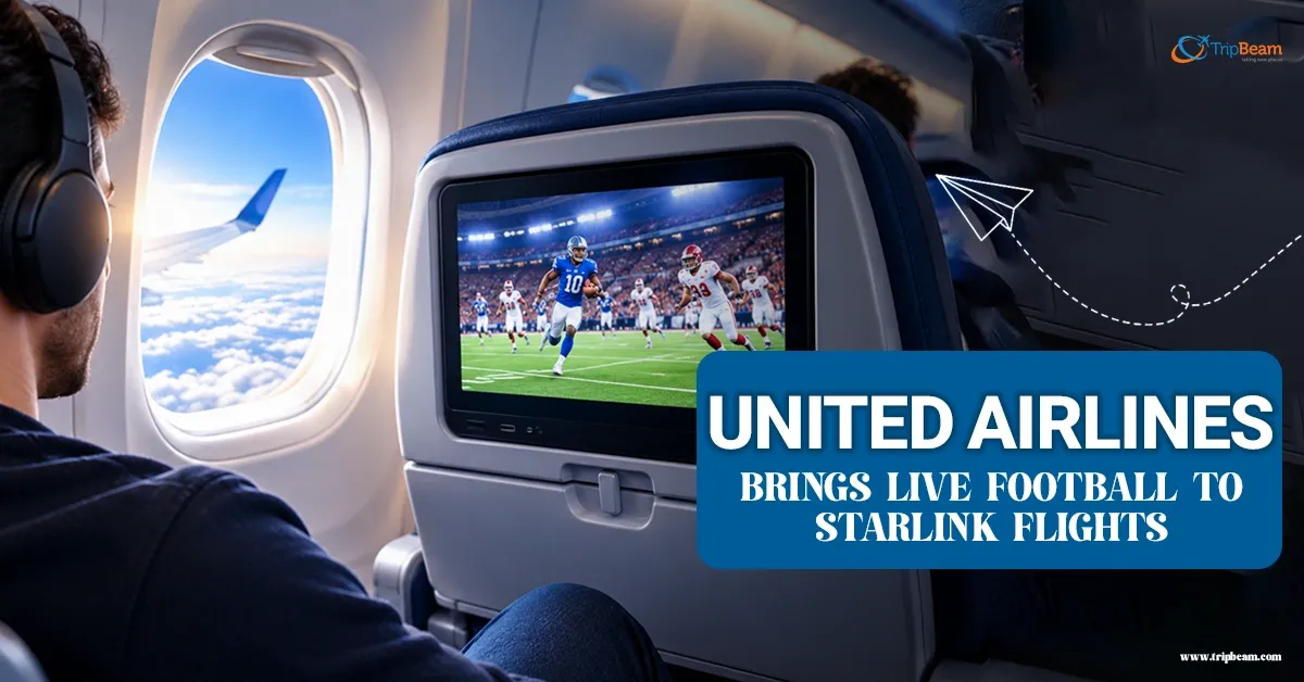 United Passengers Can Now Stream Live Football on Starlink-Enabled Flights