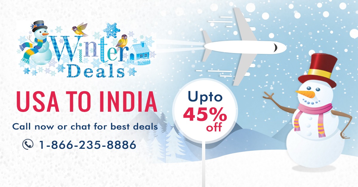 Winter Flight Deals from USA to India