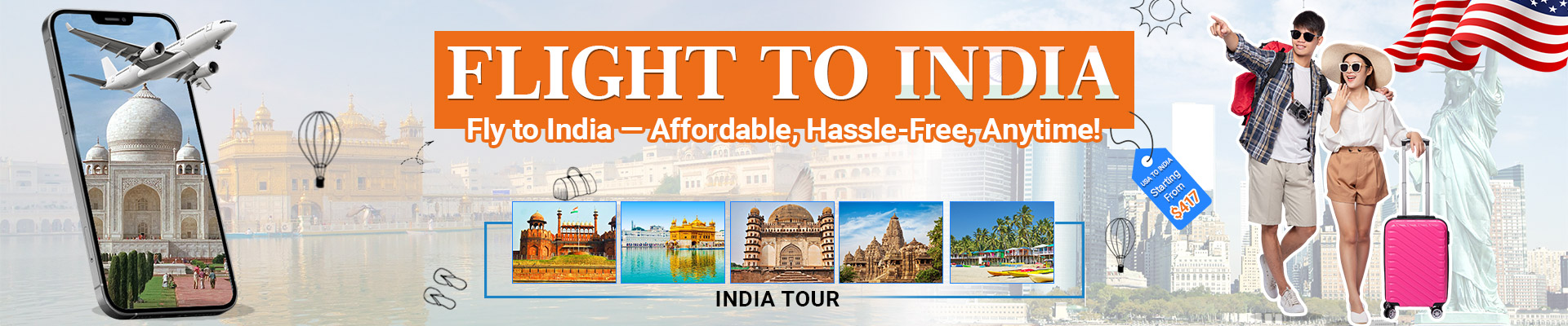 Flight to India- Tripbeam